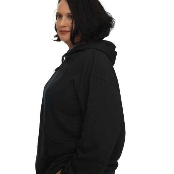 Carolina Panthers NFL Women's Plus Size Screen Print Hoodie 2X - Picture 2 of 2